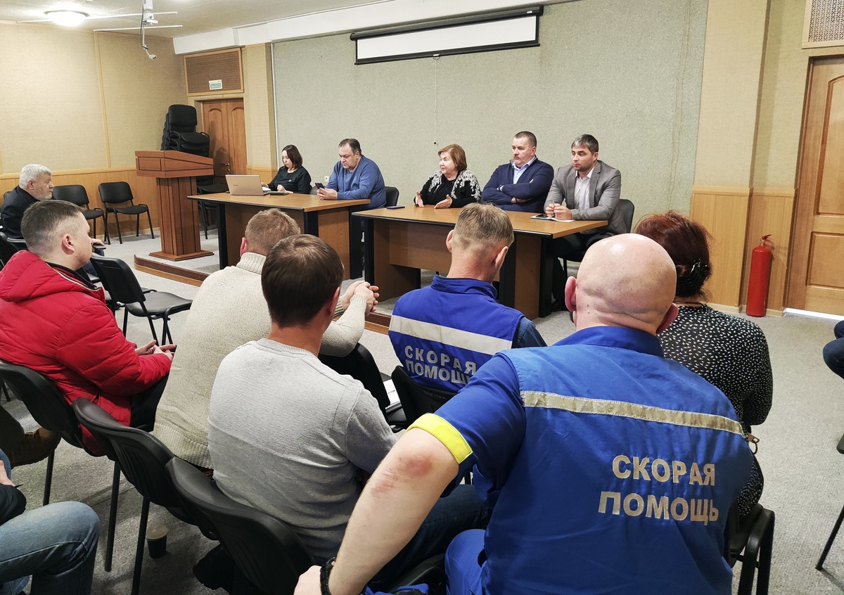Встреча с коллективом Подмосковной скорой