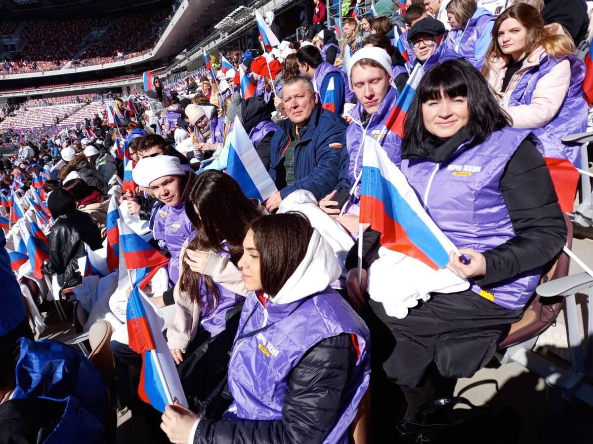 "Своих не бросаем". Профсоюз принял участие митинг-концерте в "Лужниках"
