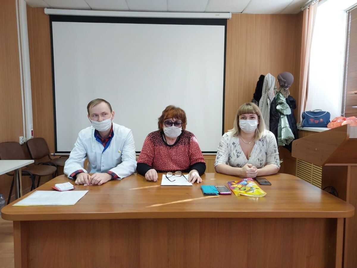 Встреча с профсоюзным активом в Воскресенске