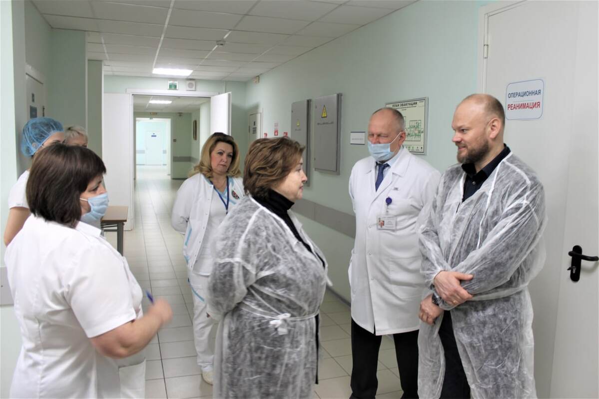 С рабочим визитом Талдомскую больницу посетила Нина Владимировна Суслонова