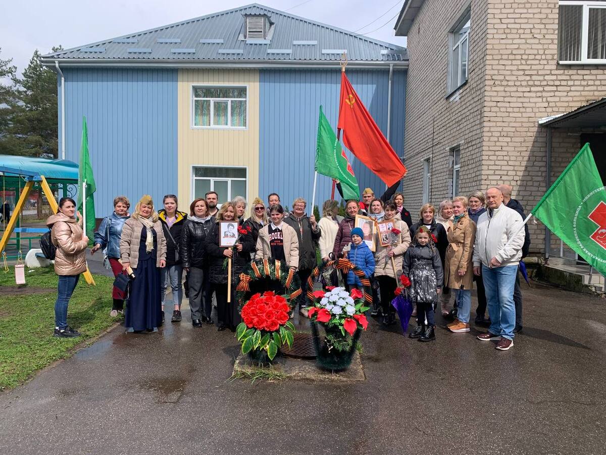 Медицинские работники Талдомской больницы приняли участие в праздничных мероприятиях, посвященных 77-летию Великой Победы.