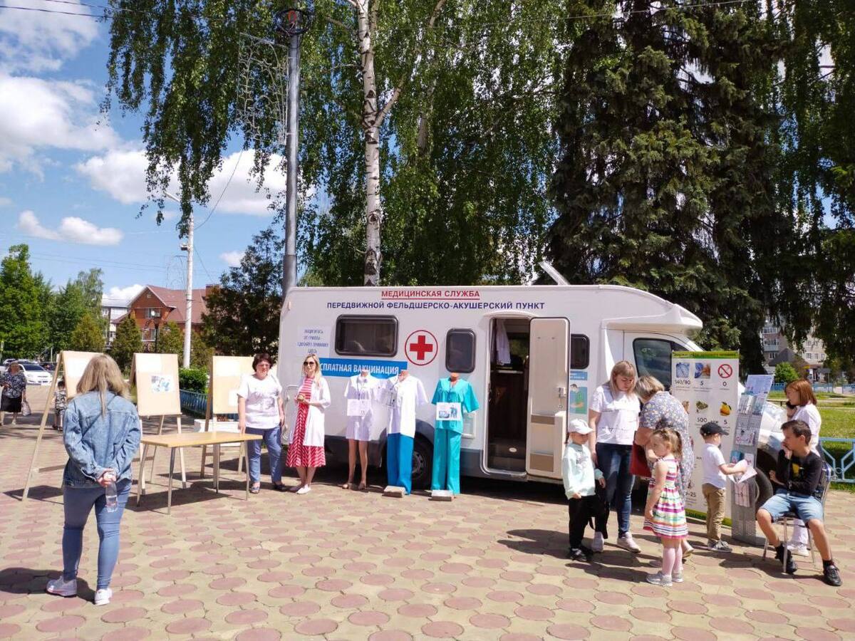 Сотрудники Луховицкой ЦРБ приняли участие в муниципальном мероприятии «Город профессий»