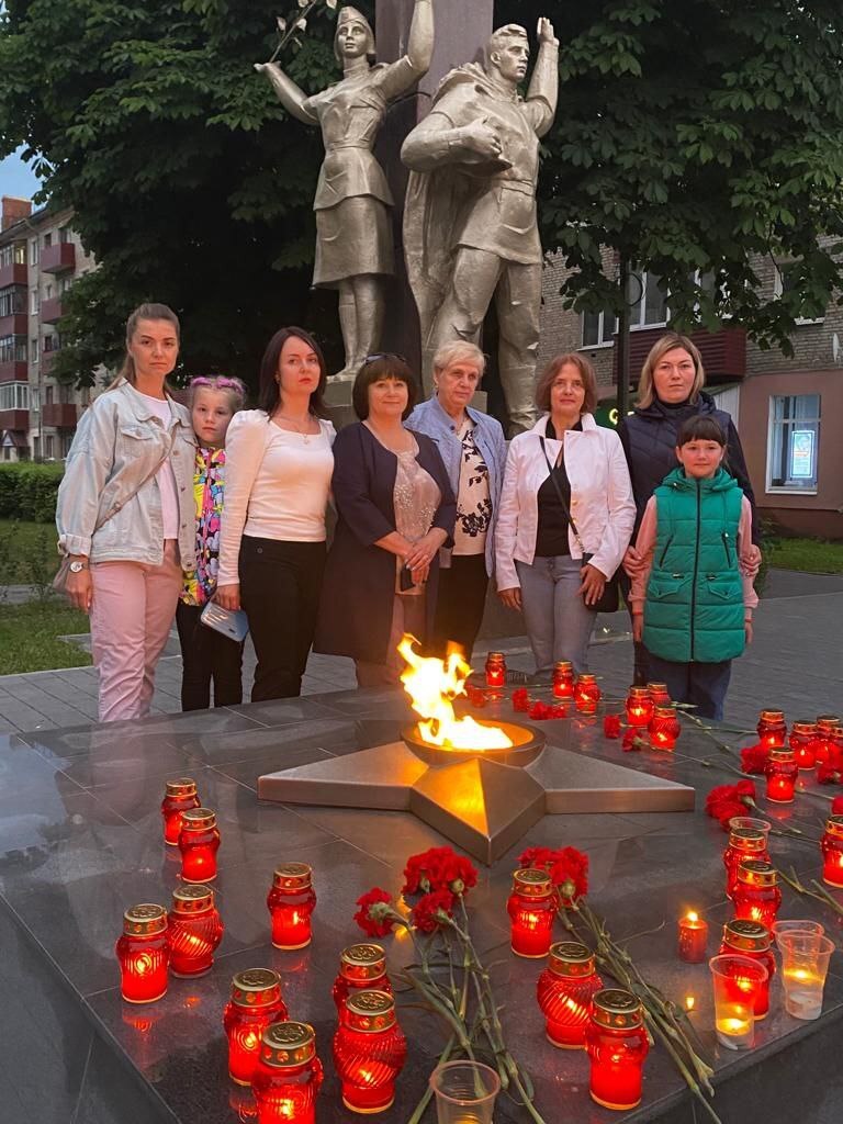 Работники городского округа Шатура приняли участие в акции "Свеча Памяти"