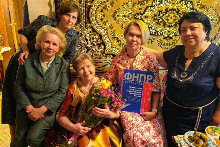 Ветеран профсоюзного движения из Подмосковья отметила 80 лет